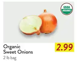 Fresh Thyme Organic Sweet Onions offer