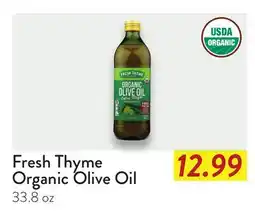 Fresh Thyme Fresh Thyme Organic Olive Oil offer
