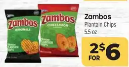 Tony’s Fresh Market Zambos Plantain Chips offer