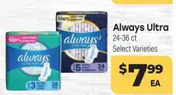 Tony’s Fresh Market Always Ultra offer