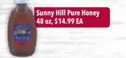 Tony’s Fresh Market Sunny Hill Pure Honey offer