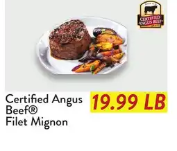 Fresh Thyme Certified Angus Beef Filet Mignon offer
