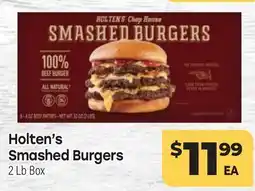 Tony’s Fresh Market Holten's Smashed Burgers offer