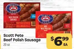 Tony’s Fresh Market Scott Pete Beef Polish Sausage offer