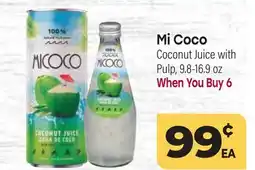 Tony’s Fresh Market Mi Coco Coconut Juice with Pulp offer