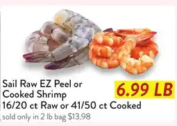 Fresh Thyme Sail Raw EZ Peel or Cooked Shrimp offer