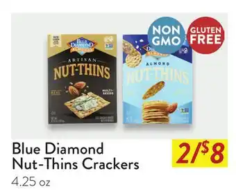 Fresh Thyme Blue Diamond Nut-Thins Crackers offer