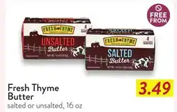 Fresh Thyme Fresh Thyme Butter offer