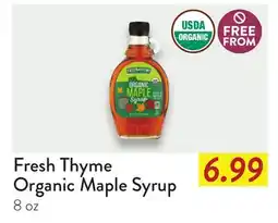Fresh Thyme Fresh Thyme Organic Maple Syrup offer