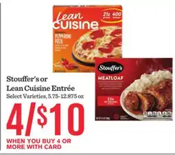 Mariano's Stouffer's or Lean Cuisine Entrée offer