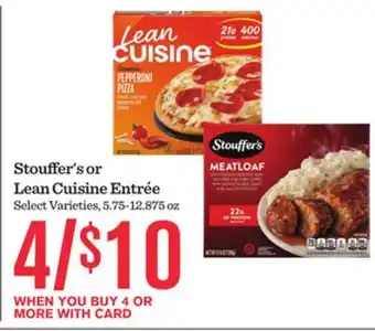 Mariano's Stouffer's or Lean Cuisine Entrée offer