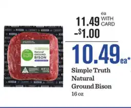 Mariano's Simple Truth Natural Ground Bison offer