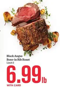 Mariano's Black Angus Bone-in Rib Roast offer