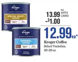 Mariano's Kroger Coffee offer