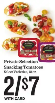 Mariano's Private Selection Snacking Tomatoes offer