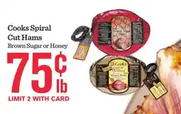 Mariano's Cooks Spiral Cut Hams offer