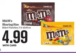 Mariano's M&M's Sharing Size offer