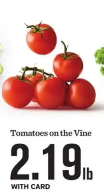 Mariano's Tomatoes on the Vine offer