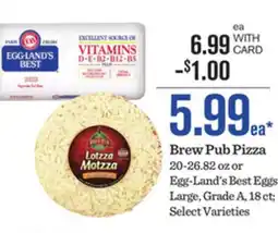 Mariano's Brew Pub Pizza offer