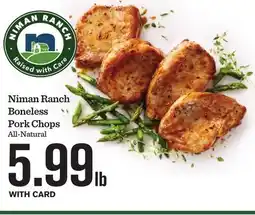 Mariano's Niman Ranch Boneless Pork Chops offer