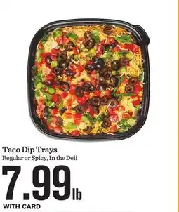 Mariano's Taco Dip Trays offer