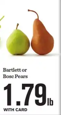 Mariano's Bartlett or Bosc Pears offer
