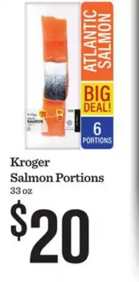 Mariano's Kroger Salmon Portions offer