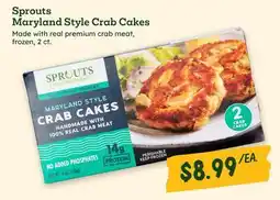 Sprouts Farmers Market Sprouts Maryland Style Crab Cakes offer
