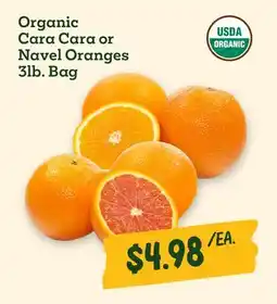 Sprouts Farmers Market Organic Cara Cara or Navel Oranges offer