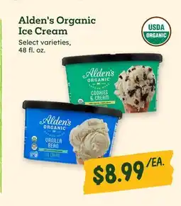 Sprouts Farmers Market Alden's Organic Ice Cream offer