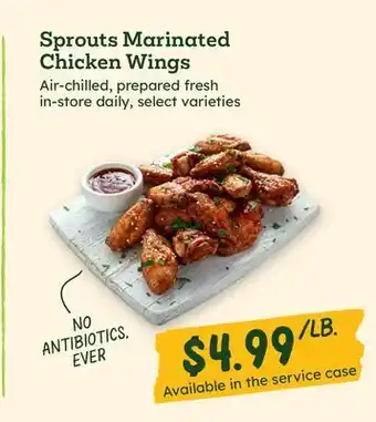 Sprouts Farmers Market Sprouts Marinated Chicken Wings offer