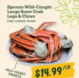 Sprouts Farmers Market Sprouts Wild-Caught Large Snow Crab Legs & Claws offer