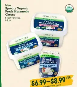 Sprouts Farmers Market Sprouts Organic Fresh Mozzarella Cheese offer
