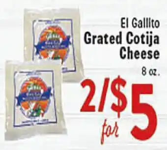Rio Valley Market El Gallito Grated Cotija Cheese offer