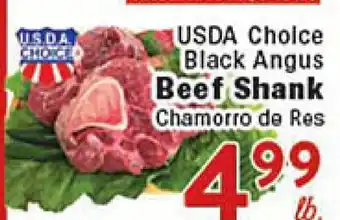 Rio Valley Market USDA Choice Black Angus Beef Shank offer