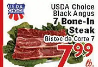 Rio Valley Market USDA Choice Black Angus 7 Bone-In Steak offer