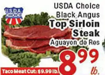 Rio Valley Market USDA Choice Black Angus Top Sirloin Steak offer