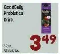 Big Y GoodBelly Probiotics Drink offer