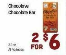 Big Y Chocolove Chocolate Bar offer
