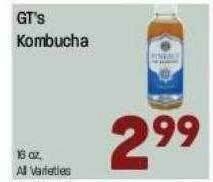 Big Y GT's Kombucha offer