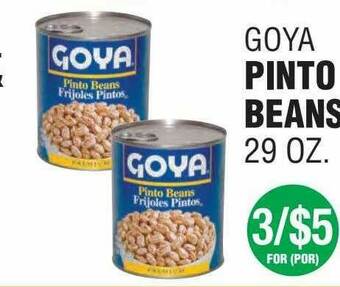 Carnicerias Jimenez Goya Pinto Beans offer