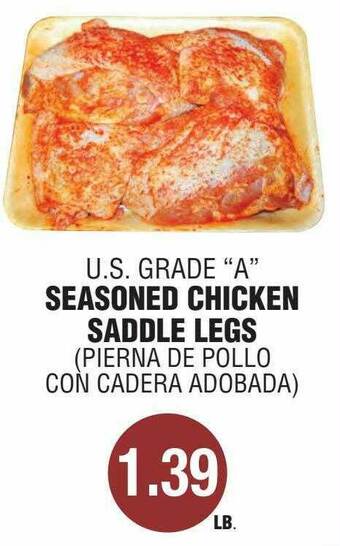 Carnicerias Jimenez Seasoned Chicken Saddle Legs offer