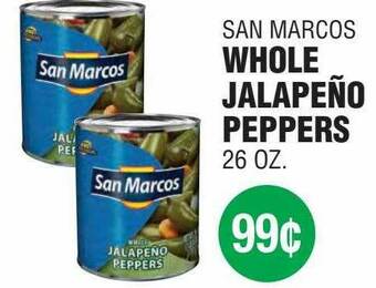 Carnicerias Jimenez San Marcos Whole Jalapeño Peppers offer