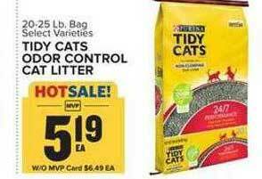 Food Lion Tidy Cats Odor Control Cat Litter offer