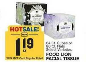 Food Lion Food Lion Facial Tissue offer