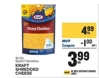 Food Lion Kraft Shredded Cheese offer