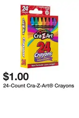 Five Below 24-Count Cra-Z-Art Crayons offer