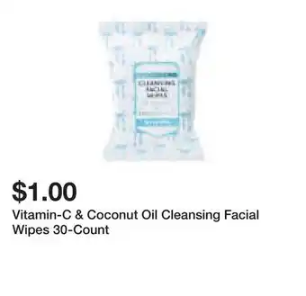 Five Below Vitamin-C & Coconut Oil Cleansing Facial Wipes 30-Count offer