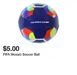 Five Below FIFA Mosaic Soccer Ball offer