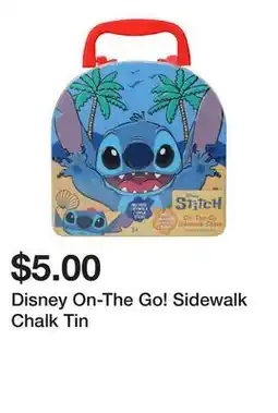 Five Below Disney On-The Go! Sidewalk Chalk Tin offer